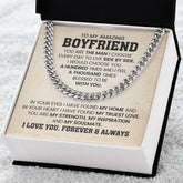 To My Amazing Boyfriend – You're My Man - Anniversary Gift for Him